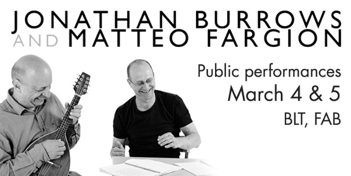 Jonathan Burrows And Matteo Fargion